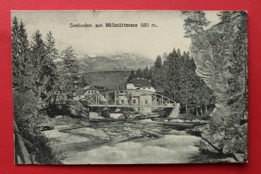 AK Seeboden am Millstättersee / 1915-1930 / Brücke / Kärnten